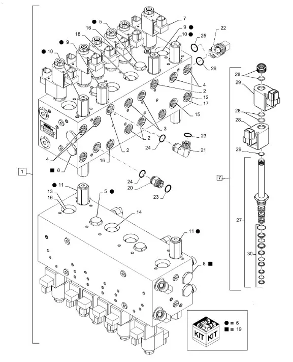48148607 - распределительный блок
